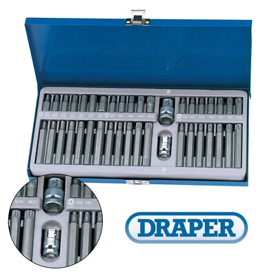 Draper Expert Mechanics Tx-Star/Torx/Hex/XZN/Spline Bit Set with Case 40 Piece - Image 1 of 4