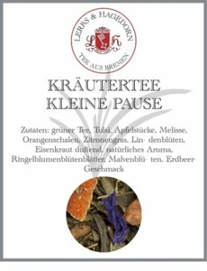 Kräutertee Kleine Pause 1 kg  grüner Tee, Tulsi, Apfelstücke, Melisse, Orangen.. - Bild 1 von 3
