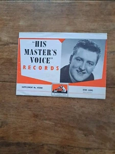 HMV 1950S Record Release Flyer - Picture 1 of 3