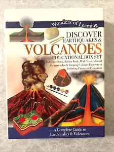 Wonders of Learning Discover EARTHQUAKES & VOLCANOES Educational NEW Open Box - Imagen 1 de 11