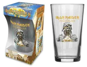 Iron Maiden Powerslave Pint Beer Glass - Imagen 1 de 1