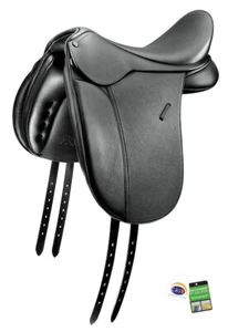 Bates Show Saddle + with CAIR FREE LEATHER BALSAM FREE SADDLE COVER FREE POST... - Picture 1 of 4