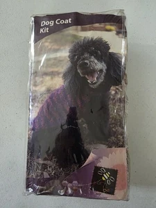 Knitting Kit - Yarn Bee Dog Coat Knit Yourself Small Jacket Brown Wool - Picture 1 of 5