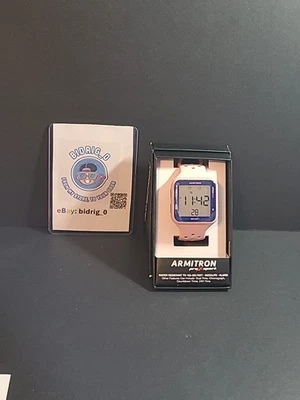 Reloj Armitron para mujer digital rosa silicona deportivo cronógrafo WR 40/8471NPKTB Foto 1 de 2