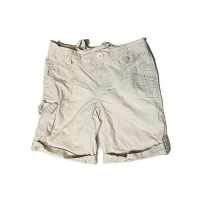 Pantalones cortos cargo Justice Girls vintage 7 beige Foto 1 de 3