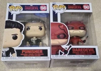 Funko Daredevil Born Again Punisher 1545 y Daredevil 1543 Foto 1 de 2