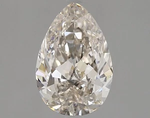 Pear Cut 1.50 Carat Cert. GIA Natural Mined Diamond Loose K color VS2 clarity - Picture 1 of 2