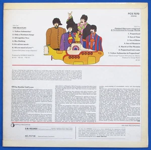 The Beatles * YELLOW SUBMARINE * 1969 UK LP PCS 7070 1st ISSUE -1/-1 'EXCELLENT' - Picture 1 of 18