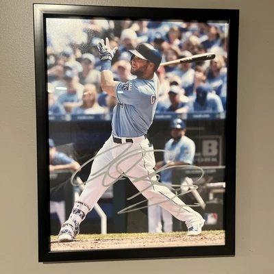 Kansas City Royals Alex Gordon Autographed Signed 11 X 14 Framed Photo - Image 1 of 4