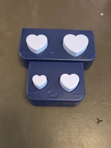 Lot Of 2  Creative Memories Paper Punches Hearts 1 1/4", 1 1/2",  1",  3/4" - Picture 1 of 1