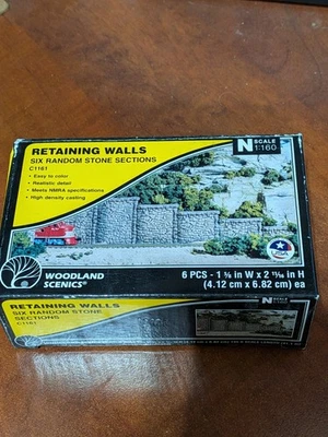 Cenários da floresta - Escala N - #C1161 - Seções de pedra - Parede de contenção - NOS - Imagem 1 de 4
