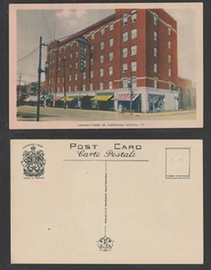 St. Catharines Ontario Postcard The Leonard Hotel White Border Unused Pub. PECO - Picture 1 of 3