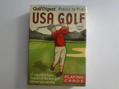 Playing Cards Golf Digest Places To Play USA Golf 52 Card Deck 2005 Inkstone - Image 1 of 4