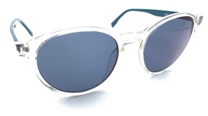 LACOSTE L874S 971 Clear White Green Round Sunglasses Frames 52-18 145 Designer - Picture 1 of 12