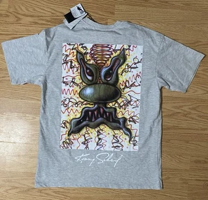 Kenny Scharf Art Pull&Bear Grafik T-Shirt "Scary Guy" Neu mit Etikett Herren M - Bild 1 von 15
