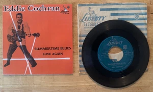 45 7" SP EDDIE COCHRAN LIBERTY 55144 SUMMERTIME BLUES - Picture 1 of 2