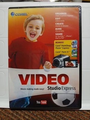 Corel VideoStudio Express 2011 Corel PaintShop Photo Express, Corel Paint it NEW - Image 1 of 2