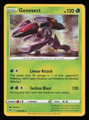 Genesect 016/185 Vivid Voltage Holo Rare Pokemon NM - Image 1 of 2