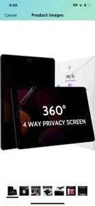 Privacy Screen For Ipad 9th 8th 7th Generation- 10.2 Inch, Anti Glare Blue Light - Afbeelding 1 van 7