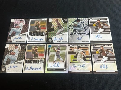 2021 Donruss Optic Jorge Mateo RATED ROOKIE PRIZM AUTO  +8 AUTOS  Baez,Weathers - Image 1 of 4