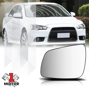 [Left] LH Driver Side Mirror Glass Lens OE Style with Heated for 08-14 Lancer - Picture 1 of 5