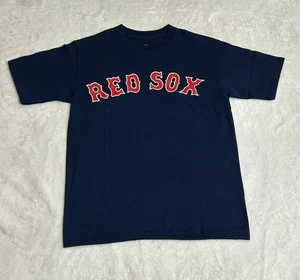 Majestic Boston Red Sox Youth Navy Blue T-Shirt Short Sleeve MLB Baseball Size M - Picture 1 of 18