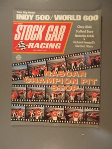September 1971 Stock Car Racing Magazine - Bild 1 von 1