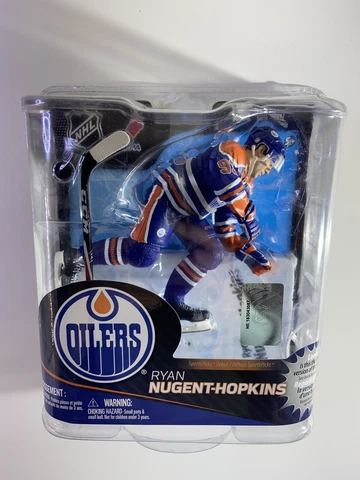 Ryan Nugent-Hopkins Blue Jersey Edmonton Oilers NHL McFarlane Series 31 Figure Cover