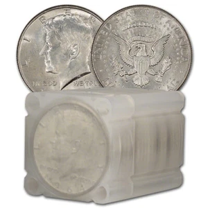 90% Silver 1964 Kennedy Half Dollars - BU - Roll of 20 - $10 Face Value - Picture 1 of 1