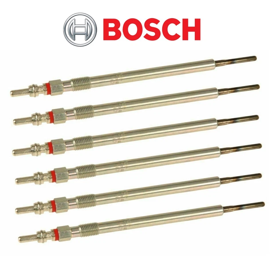 for Mercedes / Dodge Sprinter 2500 3500 Diesel Glow Plug Set (6 Plugs) BOSCH OEM - Image 1 of 1