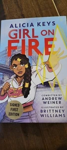 2022 ALICIA KEYS GIRL ON FIRE HAND SIGNED FIRST EDITION BOOK GRAMMY AWARD WINNER - Picture 1 of 2