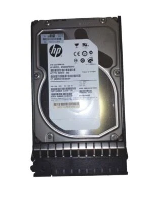 HP 507613-002 2TB 7200 RPM 3.5" SAS Hard Drive 100% Health with Tray MB2000FAMYV - Image 1 of 3