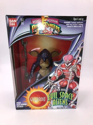 1994 MMPR POWER RANGERS DELUXE  Evil Space Aliens GUITARDO Figure NEW SEALED - Image 1 of 4