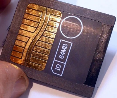 Olympus M-64P (D)10 64MB memory card Smart Media - OEM Genuine - Image 1 of 4