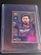 2019-20 Topps UEFA Champions League FOIL Sticker LIONEL MESSI #44 ARG SP