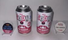 Black Light Pink Ranger Power Rangers Chase LE 2,500 & Common Funko Soda Set