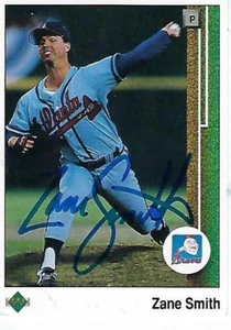 ZANE SMITH SIGNIERT 1989 UPPERDECK #71 - ATLANTA BRAVES - Bild 1 von 1
