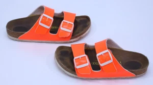 Mujer Birkenstock 38 Sandalias Zapatos Sin Cordones 7 260 Alemania Slides Hombres 5 Naranja 245 - Imagen 1 de 18