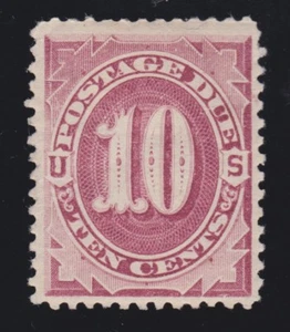 US J19 10c Postage Due F-Vf OG HR SCV $600 - Picture 1 of 2