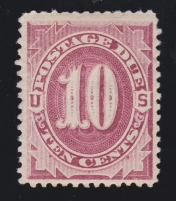 US J19 10c Postage Due F-Vf OG HR SCV $600 - Image 1 of 2