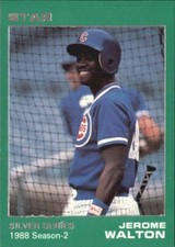 1990 Star Silver #86 Jerome Walton Cubs  /2000 C56844 - NM-MT
