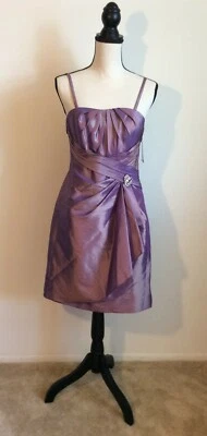 Vestido Da Vinci Nuevo con Etiquetas Ocasión Especial Lavanda Sin Tirantes, Correas Opcionales, 12 Foto 1 de 4