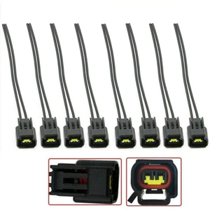 8Pcs For 91-11 Ford 4.6L 5.4L 6.8L Ignition Coil Connector Plug Harness Pigtails - Picture 1 of 8