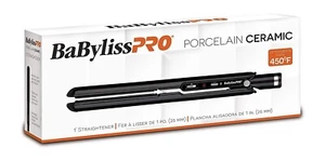 Nuevo hierro alisador de cerámica de porcelana Babyliss Pro 1" BP9557UC - Imagen 1 de 4