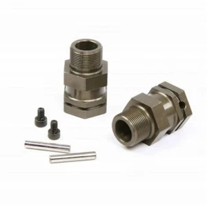 2pcs Upgrade Harder metal Rear Hex Hub for 1/5 HPI baja 5B 5T 5SC RC CAR PARTS - Picture 1 of 9