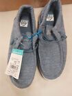Men's Shoes REEF CUSHION COAST  Casual Slip On SHOES GREY/BLUE NWT BOAT FRIENDLY