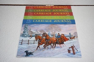 Lot of 5 Vintage 2017 The Carriage Journal Magazines - Picture 1 of 5