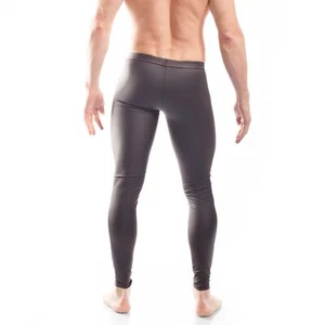 WOJOER Legging Synlex Latex-Look Legging Negro Mate Rojo 331W421 9 - Imagen 1 de 8