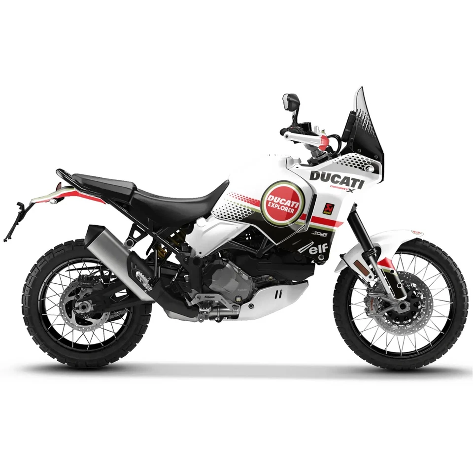 Kit Grafiche Adesivi Ducati Desert X Explorer Versione Factory Enduro 2022 - Imagen 1 de 1