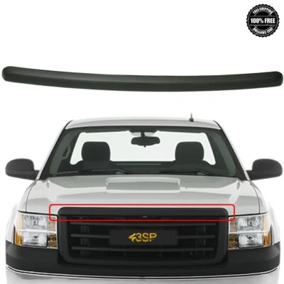 Fit For 2007-2013 GMC Sierra 1500 2500 Truck Front Hood Molding Trim Moulding - Imagem 1 de 4